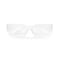 Safe Handler Safe Handler Clear Lens Clear Temple Safety Glasses BIS-SG-02-12 - alternate 3